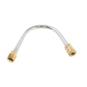Curved stainless steel extension for spray gun - Nerezový nástavec - zahnutý