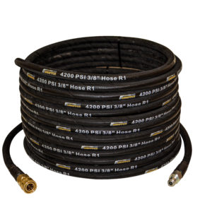 10m Rubber Hose with Connectors QC